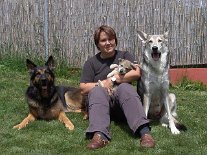 DSC05695_Tag38 5 Wochen alt mit mir, Yuma und Nisha